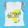 Джемпер "Лимонный фреш" ДДК771804 белый/лимоны